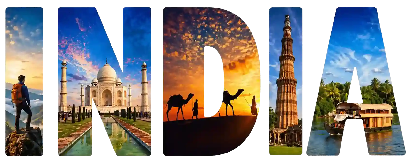 India travel intro artwork